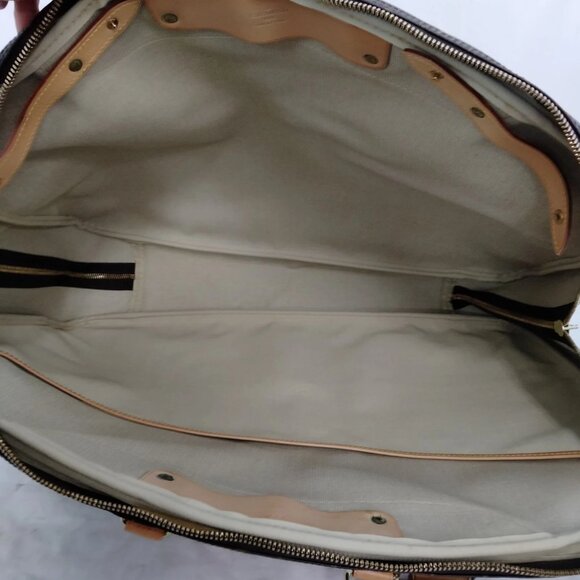 Authentic Louis Vuitton Alize1 Poches Brown Monogram Tote Bag mn778-120325 - Picture 10 of 16